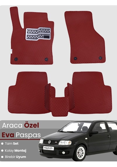 Volkswagen Polo 6n2 2000-2001 Uyumlu Eva Paspas Tam Set Oto Paspas,araca Özel,tam Koruma 409