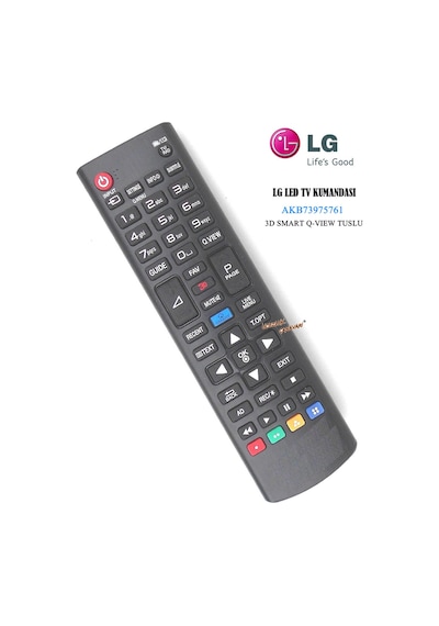 LG Uyumlu Led Tv Kumandası 3D Smart Q.Wiev Tuslu Akb73975761