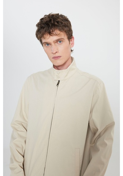 Lee Erkek Pamuk Regular Fit Dik Yaka Bej Ceket - Lv57205297 2XL