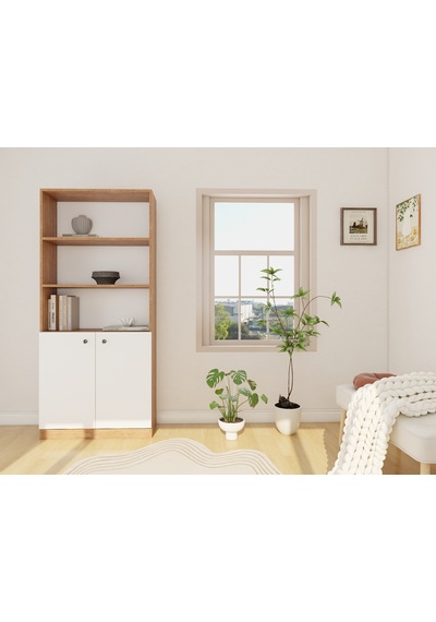 Sardes Kitaplık Marbella Kiraz / Beyaz Sardes Kitaplık Marbella Kiraz / Beyaz