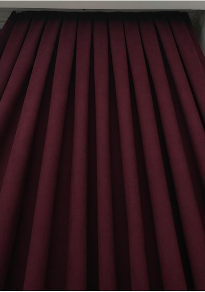Evdepo Home Bordo Fon Perde Tek Kanat (540493090) Bordo