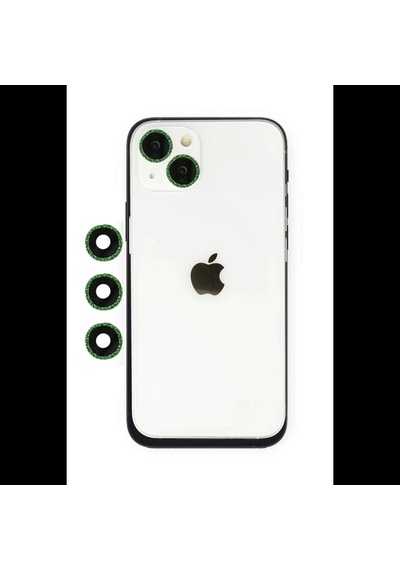 Apple İphone 14 Shine Kamera Lens - Yeşil