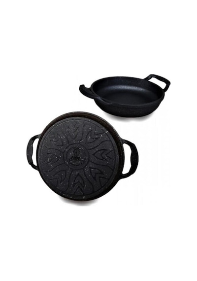Akpa Home Akpa Döküm Granit 3lü Kapaksız Sahan Seti 18 20 22cm