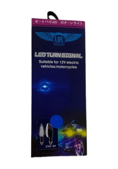 Motosiklet Led Sinyal Lambası 12v Su Geçirmez Universal Zxd-69 2