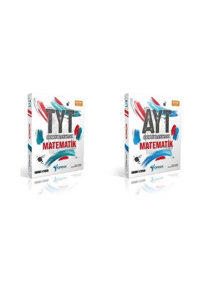 Toprak 2024 Tyt Ayt Matematik Soru Bankası Seti 2 Kitap