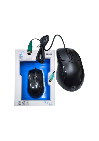 Ps/2 Optik Kablolu Mouse Pc İçin Eski Yuvarlak Girişli Ps2 Mouse 001
