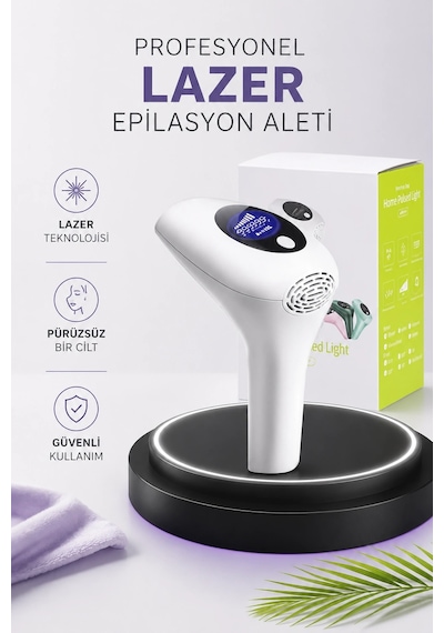 Mey İthalat Ipl Lazer Teknolojili Dijital Ekranlı Epilasyon Cihazı