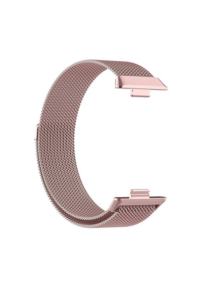 Huawei Watch Fit 3 Zore Krd-01 Metal Kordon-rose Pembe