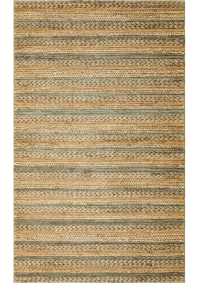 Eko Halı Netra S-1103 Grey Multy Xw Farklı Örgü Dokusuna Sahip El Dokuma Naturel Jüt Hasır Halı - 200X300