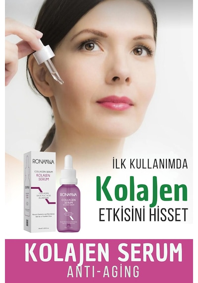 Ronanna Aydınlatıcı Vitamin C Serum İle Collagen Serum Genç Ve Işıltılı Bir Cilt