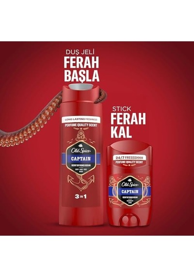 Old Spice Modern Hediye Seti: Deodorant Stick 50 Ml + Duşjeli 250 Ml