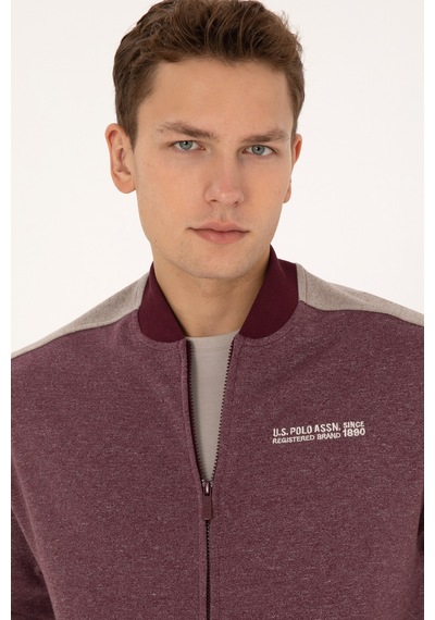 U.s. Polo Assn. Erkek Plum Hırka Örme 50315820-vr177 New Plum