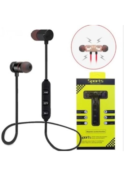 Sports Headset Sporcu Bluetooth Kulaklık Mıknatıslı Gp-6757 Siyah