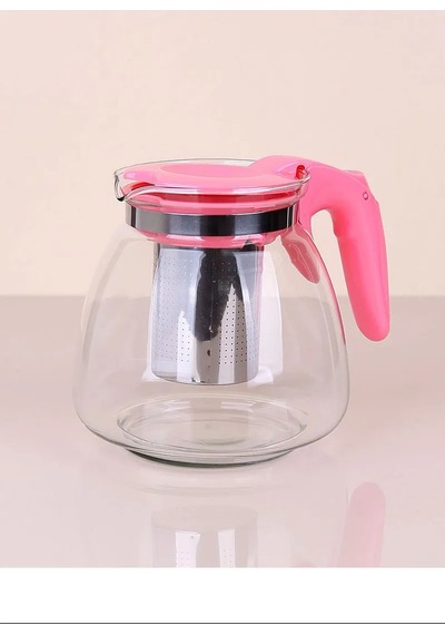 Jenerik 14 Cm 1100 Ml Cam Demlik Royaleks-clkn-1405 Çok Renkli