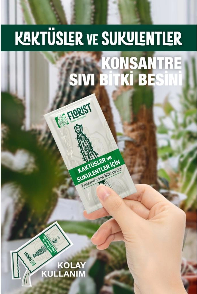 Konsantre Sıvı Kaktüs Ve Sukulent Bitki Besini 200 G