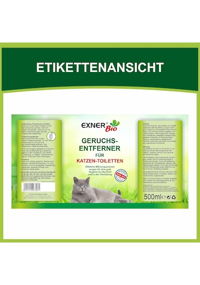 Kedi Tuvaletleri İçin Koku Giderici - Kedi İdrarında Leke Ve Kokulara Karşı Mikroorganizmalar, %100 Doğal Ve Nazik - 500 Ml Sprey Şişesi