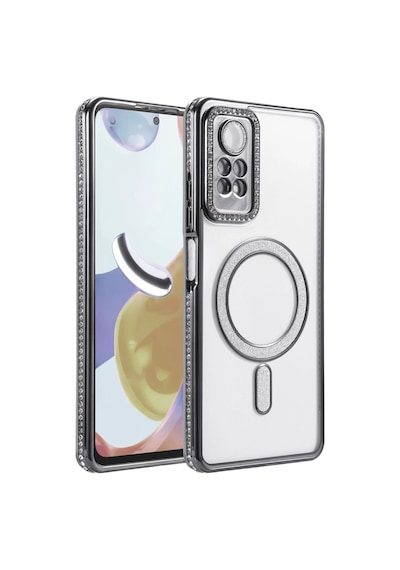 Xiaomi Redmi Note 12 Pro 4g Uyumlu Joke Simli Magneticsafe Kılıf - Siyah
