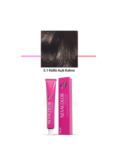 Premium 5.1 Küllü Açık Kahve - Kalıcı Saç Boyası 50 G Tüp