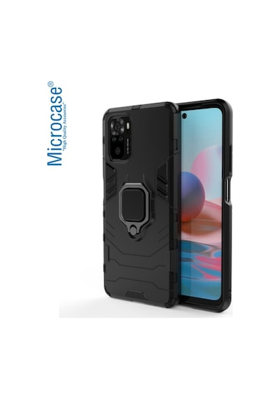 Xiaomi Redmi Note 10S Batman Serisi Yüzük Standli Armor Kilif 492167251