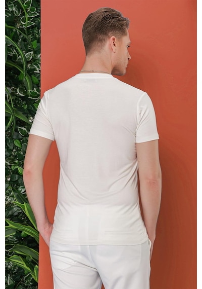 Efor Ts 847 Beyaz Spor T-shirt Beyaz