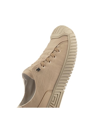 Gamelu Vıgor Çocuk Lastikli Memory Foam Keten Sneaker Ayakkabı Bej