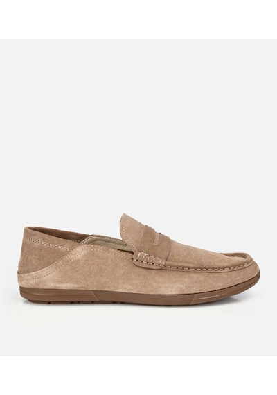 Hotiç Erkek Süet Deri Açık Kahverengi Comfort Loafer