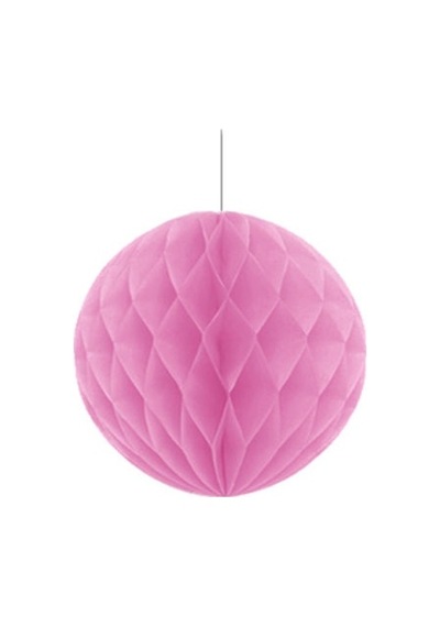Pembe Renk Petek Süs 20 Cm