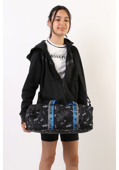 İcone Bag Çocuk Yıldız Logolu Spor Çanta, Çocuk Spor Çanta, Fermuarlı Detaylı Çocuk Spor Çanta Çok Renkli
