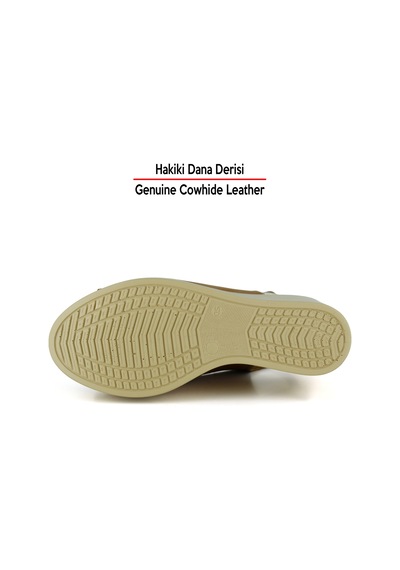Erkan Saçmacı Mathilda Taba Hakiki Dana Derisi Dolgu Topuklu Slingback Sandalet