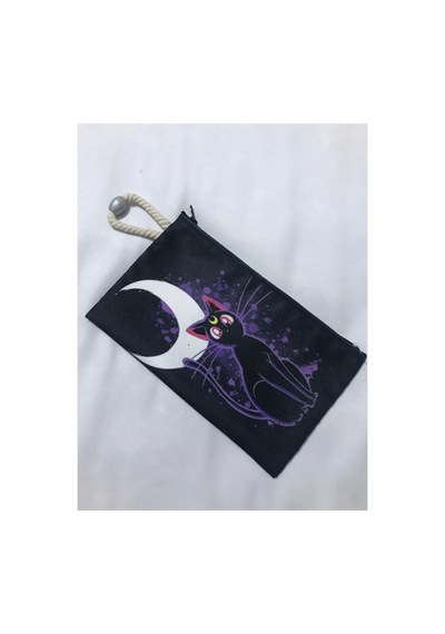 Sailoor Moon Cat Desenli Tasarım Bez Kalemlik-cüzdan Diğer