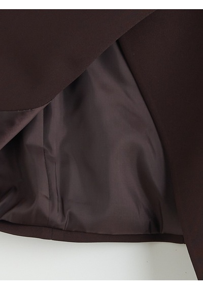 Lcw Modest Kahverengi Bisiklet Yaka Kadın Klasik Yelek