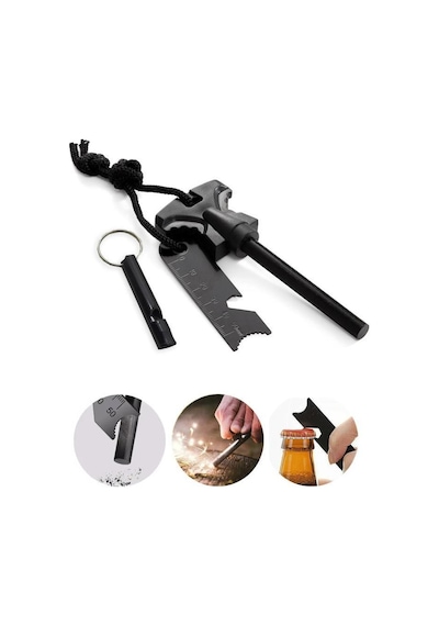 Özel Seri Açık Hava Aracı Outdoor Ürünü Doğa Ekipmanı Single Sword Magnezyum Çubuğu Ateş Başlatıcı Çok Renkli