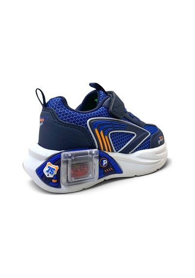 Pepino 2440 Erkek Çocuk Car Garage Sneaker Saks Mavi