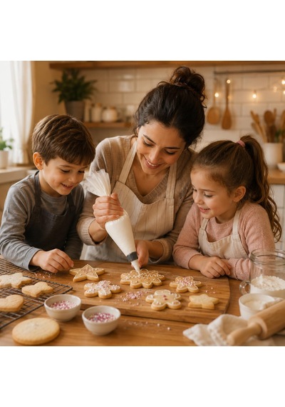 Dolly Krema Süsleme Seti Şırınga Formu Ve Krema Torbası Formu Varyasyonlu, Değiştirilebilir Uçlu, Pasta, Cupcake, Kurabiye, Tatlı Ve Dolgu Süsleme Aparatı Krema Torbası