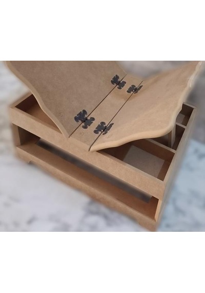 Hobi Adn Dekoratif Rahle Ahşap Mdf Ham Cnc Kesim El Yapım