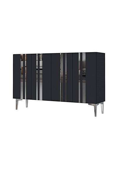 Ka1230as Mia Konsol Ve Tv Sehpası Antrasit-silver 120cm