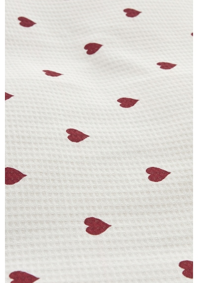 Karaca Home Amour Tek Kişilik Pike Takımı Kırmızı