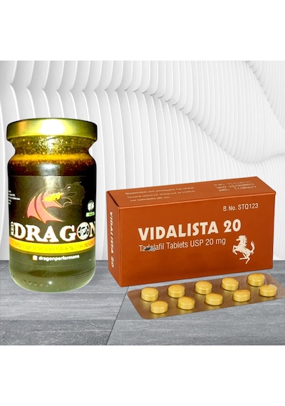 Dragon 110gr Birtkisel Macun + Vıdalsta20mg 10tablet Set Formen