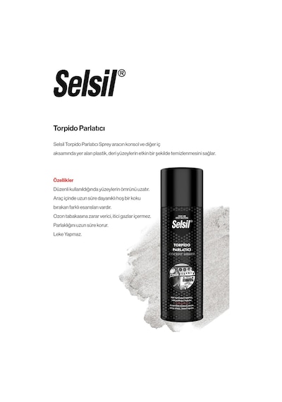 Selsil 65 Al 60 Öde 200 Ml, Torpido Parlatıcı Sprey Ve Rosie Pamuk 1 adet