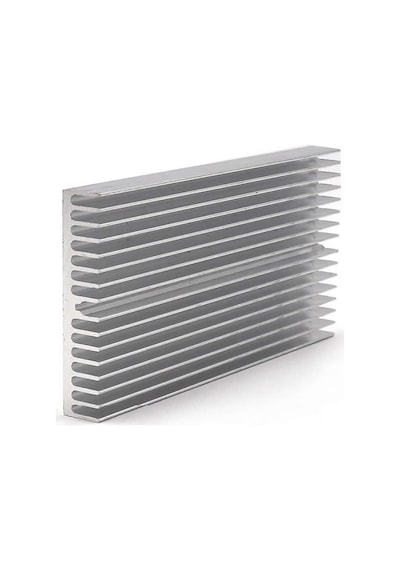 6cm x 10cm x 1cm Alüminyum Metal Soğutucu Blok Radyatör Amfi Led Entegre Transistor