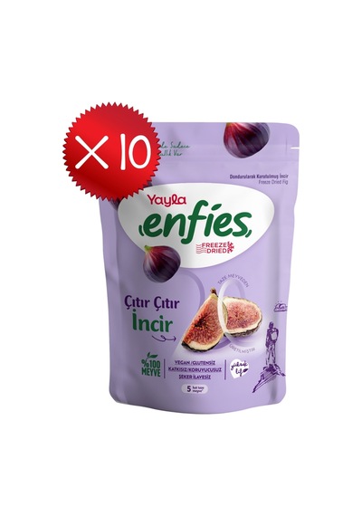 Yayla Enfies Freeze Dried İncir 20 G X 10 Adet 20 ML