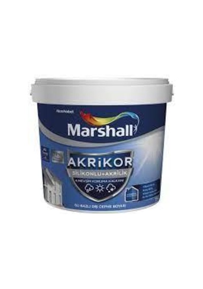 Akrikor Silikonlu + Akrilik Dış Cephe Boyası Beyaz 2.5 Lt 0.2 L