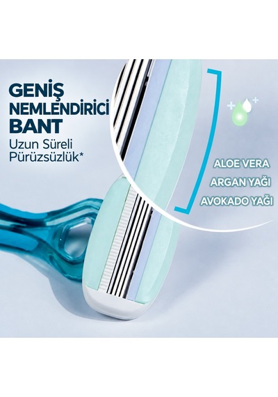 Dorco Everjoy 3 Bıçaklı Kullan At Kadın Tıraş Bıçağı 3lü