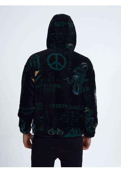 LOFT Oversize Fit Erkek Sweatshirt Lf2033859 Q1.v1 Siyah