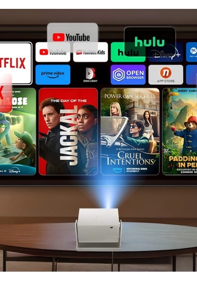 Miaxtreme Apr2 Autofocus 4k Destekli Akıllı Android Projeksiyon Cihazı Elektrikli Odaklama Ve Çift Ban
