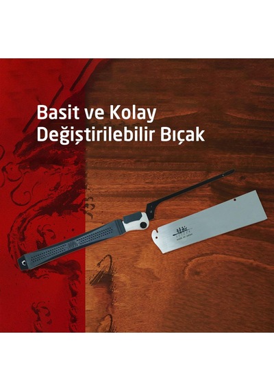 Suizan Dozuki Dovetail Cross-Cut Katlanır Japon Testeresi 24 cm