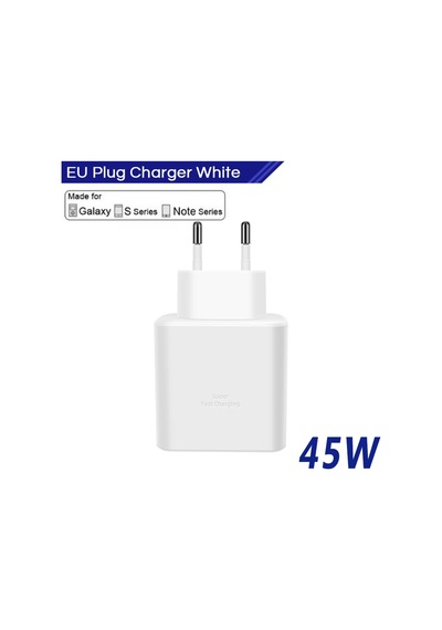 45 W Qc 3.0 Hızlı Charging Tüm Modellerle Uyumlu Pd Type C Turbo Hızlı Şarj Aleti Sadece Başlık Priz