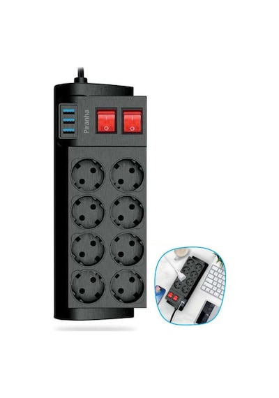 BUFFER® Isıya Dayanıklı Termal Akım Korumalı 2 Metre 16A 4000W 8l