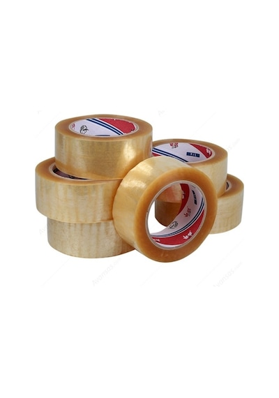Ve-ge Fil Şeffaf Koli Bandı 45 MM x 100 M 6 Adet