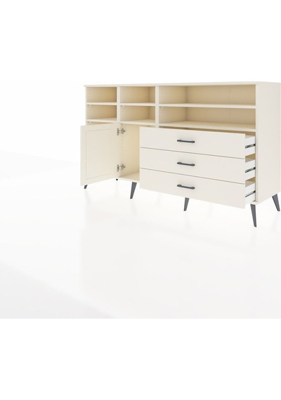 Hyperion Konsol 8 Raflı 3 Çekmeceli Tek Kapaklı 176x44x99 Aytaşı Aytaşı-aytaşı Hyperion Konsol 8 Raflı 3 Çekmeceli Tek Kapaklı 176x44x99 Aytaşı Aytaşı-aytaşı